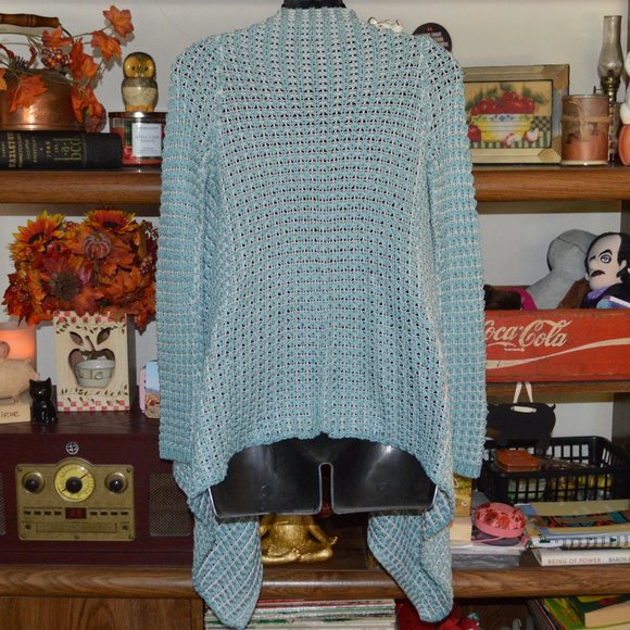 BCBG Maxazria Open-Front Heavyweight Cardigan - Picture 4 of 6